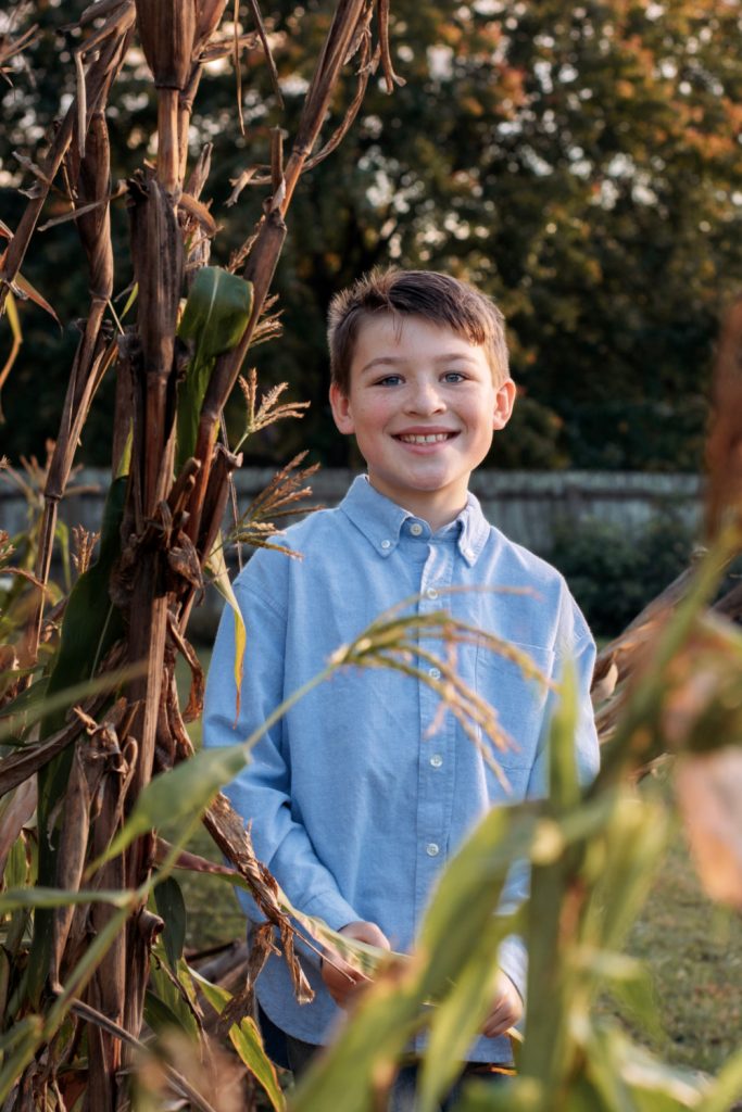 Fall Photoshoot at Historic Old Salem - Son