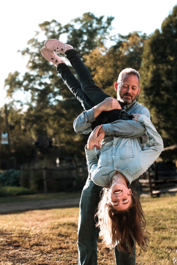 Family Photoshoot at Old Salem - Father and Daughter