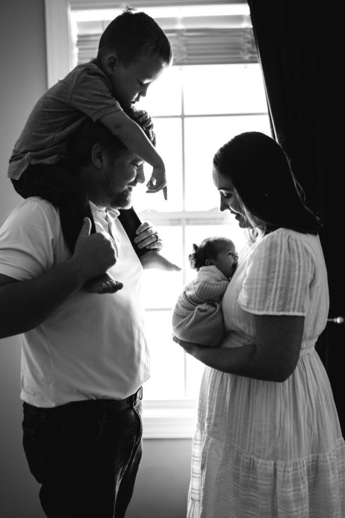 Newborn Lifestyle Photography - Lexington, NC.